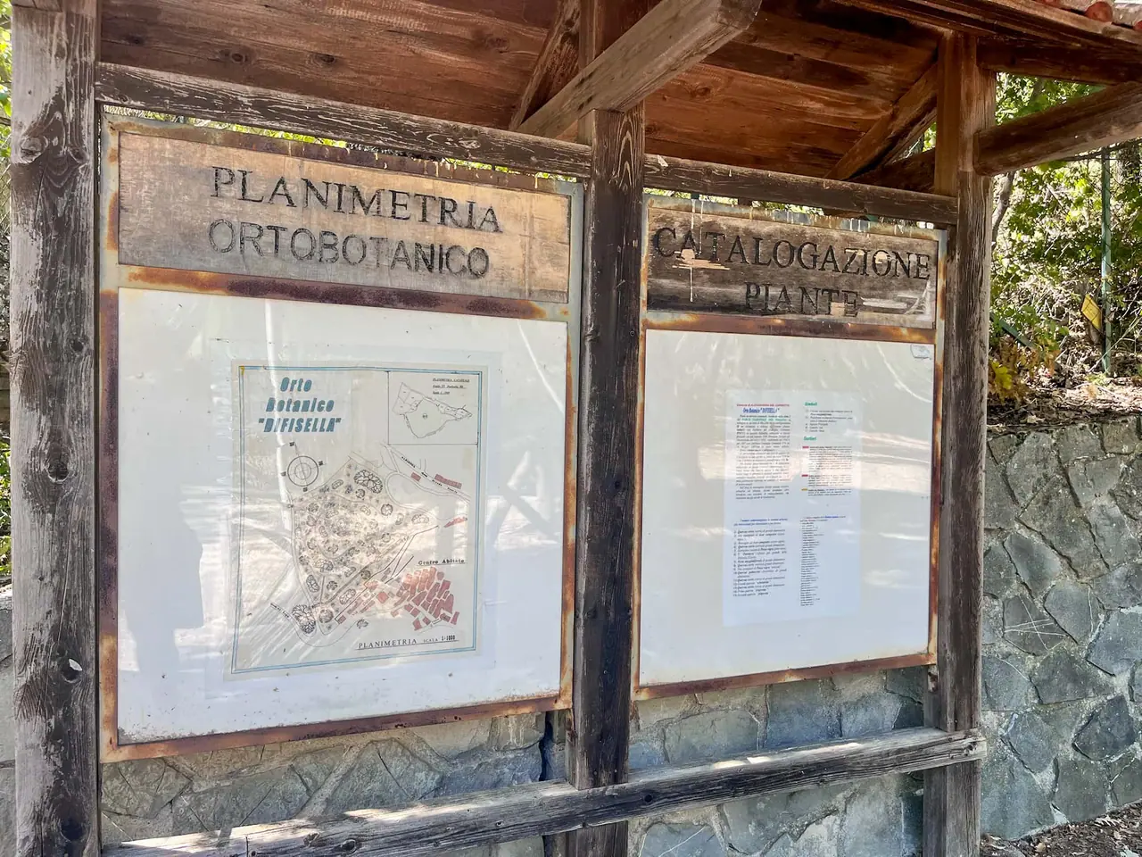 Orto Botanico Difisella, botanická zahrada s léčivými bylinami v oblasti Pollino