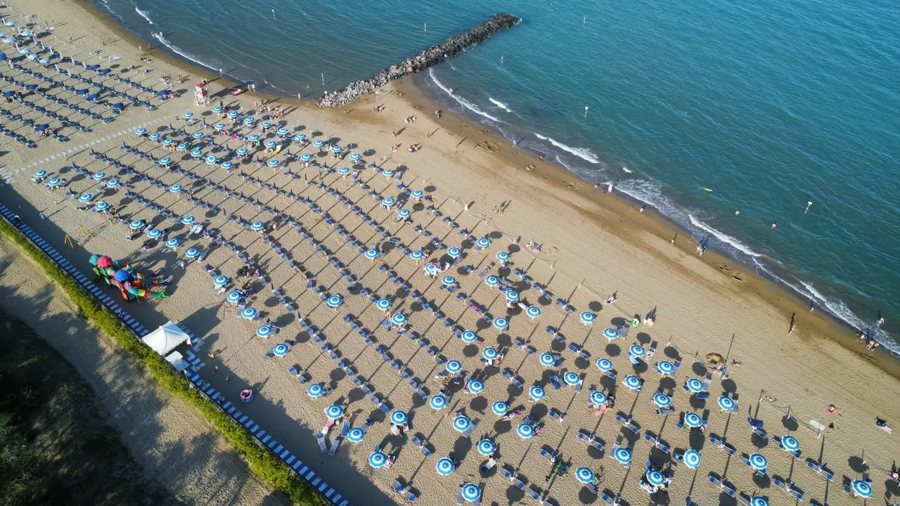 Lignano pláž